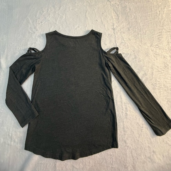 The Children’s Place Black 'Weekend Vibes' Long Sleeve Tee Size S(5/6) - Picture 2 of 5